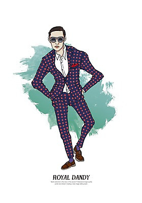 전신 PSD 남자 일러스트 한명 정장 성인 선글라스 주머니손 젠틀맨 댄디 댄디스타일 메트로섹슈얼 국내일러스트 1 옷 안경 모션 사람 파일형식