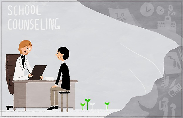 PSD 학생 여자 남자 교복 의자 일러스트 학교 청소년 성인 두명 스쿨라이프 새싹 교사 상담원 책상 상담 프레임일러스트 카운슬러 국내일러스트 식물 직업 라이프스타일 옷 교육 가구 프레임 사람 사무원 파일형식