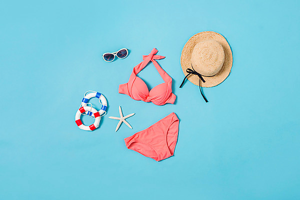 포토 JPG 스튜디오촬영 옷 패션 백그라운드 불가사리 바캉스용품 사람없음 비키니 선글라스 오브젝트 밀짚모자 튜브 플랫레이 국내포토 모자_잡화 수영복 안경 극피동물 실내 플랫 파일형식