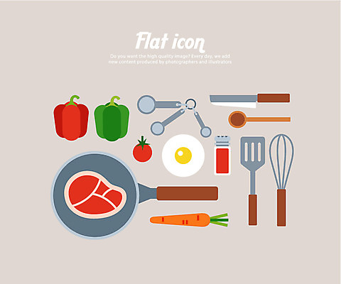 아이콘 방울토마토 주방용품 피망 생고기 사람없음 세트 숟가락 당근 프라이팬 계란프라이 플랫아이콘 뒤집개 식칼 계량스푼 2D아이콘 AI파일 생활용품 토마토 채소 뿌리채소 수저 육류 계란요리 파일형식 벡터