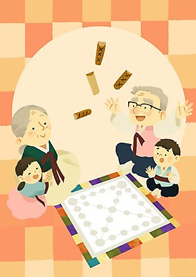 PSD 여자 노년 남자 어린이 일러스트 가족 함께함 여러명 실버라이프 화목 윷놀이 한복 손주 즐거움 윷판 국내일러스트 한국전통 라이프스타일 감정 다수 컨셉 관계 사람 성인 전통놀이 전통의상 파일형식