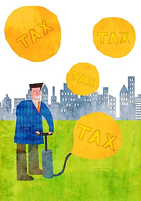 PSD 남자 일러스트 한명 빌딩 성인 경제 도시 펌프 세금 연말정산 국내일러스트 1 사람 건물 파일형식