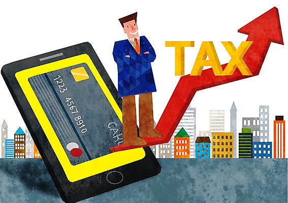 PSD 남자 화살표 일러스트 한명 빌딩 성인 경제 스마트폰 도시 신용카드 세금 핀테크 연말정산 국내일러스트 1 모바일 사람 건물 금융 핸드폰 스마트기기 파일형식