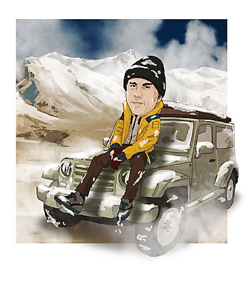 주간 PSD 패션 남자 장갑 겨울 일러스트 산 털모자 아웃도어 한명 성인 야외 눈 연기 지프 겨울옷 패딩 국내일러스트 자연요소 모자_잡화 1 잡화 옷 계절 승용차 날씨 사람 점퍼 파일형식