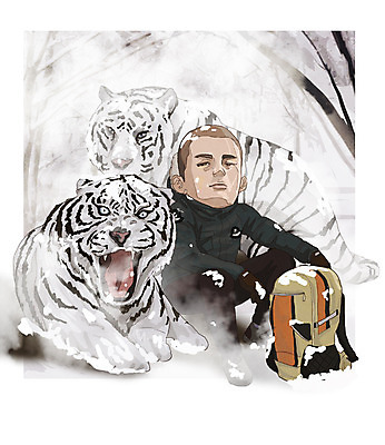 주간 PSD 나무 패션 남자 장갑 겨울 일러스트 배낭 아웃도어 한명 성인 야외 눈 겨울옷 패딩 백호 국내일러스트 자연요소 식물 1 잡화 옷 계절 가방 날씨 사람 점퍼 호랑이 파일형식 사방신