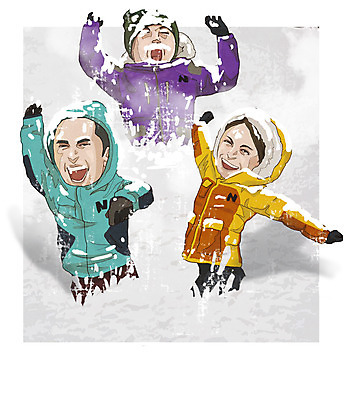 주간 PSD 여자 패션 남자 장갑 겨울 일러스트 털모자 아웃도어 성인 야외 세명 눈 즐거움 겨울옷 패딩 국내일러스트 자연요소 모자_잡화 잡화 옷 계절 감정 날씨 사람 점퍼 파일형식