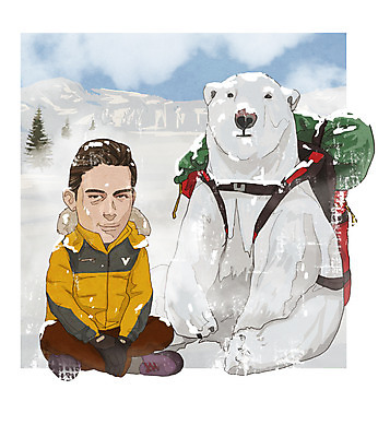 주간 PSD 나무 패션 남자 장갑 겨울 일러스트 배낭 산 아웃도어 한명 성인 야외 눈 겨울옷 백곰 패딩 국내일러스트 자연요소 식물 1 잡화 옷 계절 가방 곰 날씨 사람 점퍼 파일형식