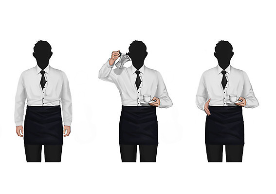 PSD 직업 남자 일러스트 주전자 성인 세명 커피잔 바리스타 얼굴없음 국내일러스트 커피 주방용품 잔 사람 파일형식