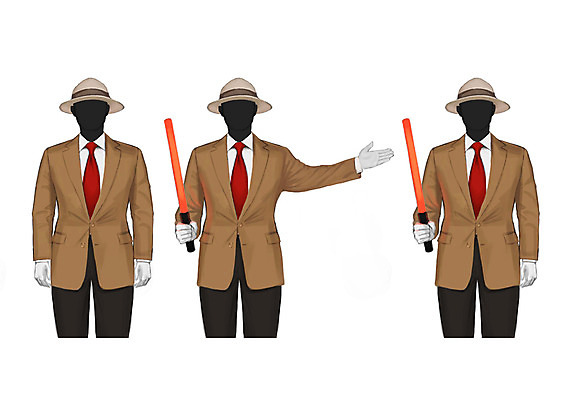 PSD 직업 모자 남자 일러스트 정장 성인 세명 안내원 경찰봉 얼굴없음 국내일러스트 잡화 옷 사람 파일형식