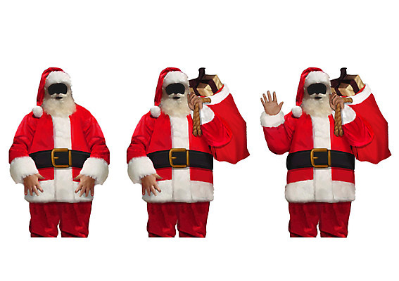 PSD 직업 노년 남자 일러스트 성인 세명 선물상자 산타클로스 보따리 얼굴없음 국내일러스트 크리스마스 선물 사람 상자 파일형식