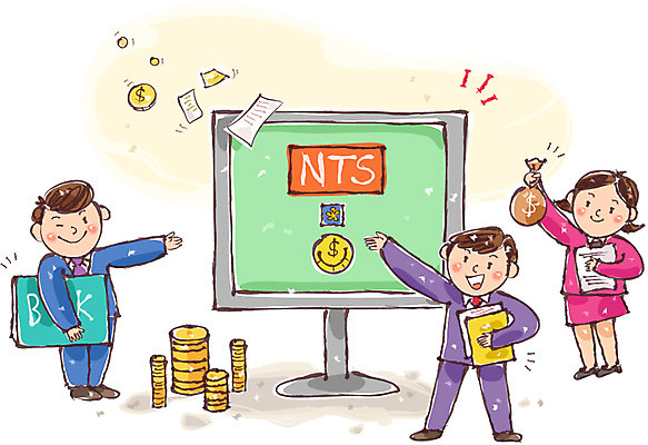 여자 남자 종이 일러스트 성인 세명 모니터 동전 직장인 돈자루 통장 연말정산 환급 국내일러스트 AI파일 직업 돈 사람 금융 경제 컴퓨터 세금 파일형식 벡터