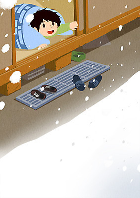 주간 PSD 남자 어린이 신발 겨울 일러스트 창문 성인 야외 정원 이불 눈 미닫이문 눈내림 국내일러스트 자연요소 계절 침구 날씨 눈_날씨 사람 파일형식