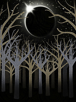 포토 JPG 해외이미지 나무 디자인 백그라운드 자연 풍경 사람없음 장식 파란색 달 원형 야간 숲 달빛 가득함 해외202004 해외포토 자연요소 도형 식물 컬러 생태계 파일형식 이미지허브