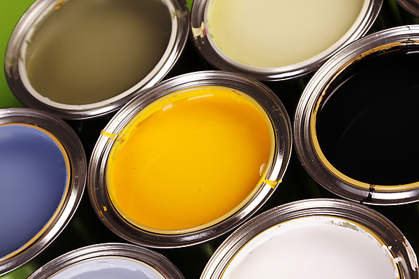 포토 JPG 해외이미지 백그라운드 주택 미술 사람없음 장식 컬러풀 노란색 견본 페인트 흰색 붓 캔 떨어짐 컨테이너 페인트붓 화가 해외202004 해외포토 직업 산업 컬러 컨셉 문화예술 건물 파일형식 이미지허브