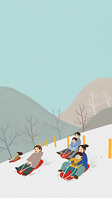 주간 PSD 나무 여자 남자 어린이 겨울 일러스트 산 여러명 성인 야외 눈 썰매 눈썰매장 국내일러스트 자연요소 식물 계절 다수 날씨 사람 파일형식