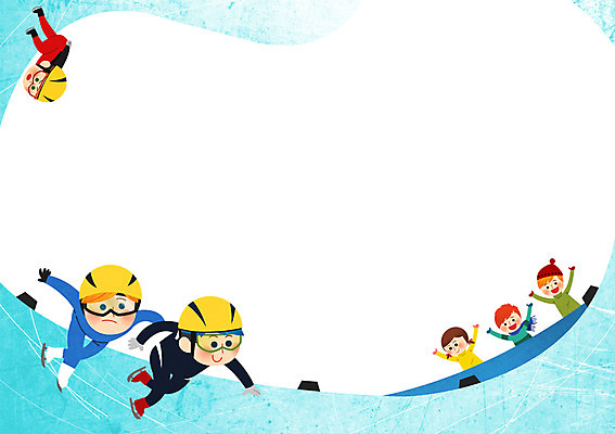 PSD 여자 남자 겨울 일러스트 응원 겨울스포츠 고글 동계올림픽 여러명 성인 헬멧 스케이트장 쇼트트랙 아이스스케이트 프레임일러스트 국내일러스트 계절 스포츠 다수 올림픽 스포츠시설 프레임 사람 스케이팅 보호장비 파일형식