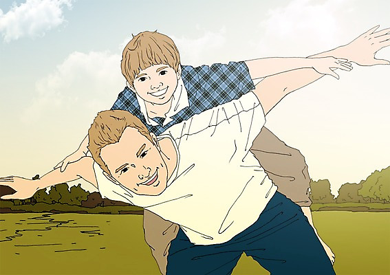 주간 PSD 나무 구름 공원 남자 어린이 일러스트 놀이 성인 야외 두명 화목 다정 자녀 아빠 업기 아트툰 국내일러스트 자연요소 식물 공공시설 컨셉 가족 모션 사람 그림 파일형식