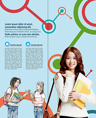 PSD 외국인 템플릿 편집 표지디자인 북디자인 출판디자인 여자 교육 남자 내지 리플렛 대학생 2단접지 북커버 서기 미소 팜플렛 상반신 20대 성인 앞모습 옆모습 세명 한국인 대학교육 이미지템플릿 학생 뷰포인트 모션 표정 사람 동양인 인종 청년 파일형식