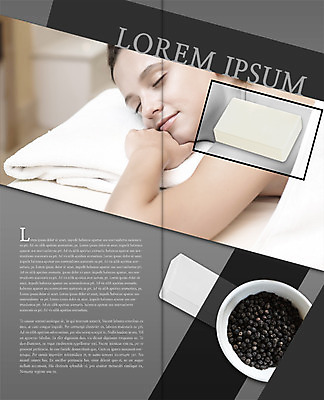 PSD 서양인 외국인 템플릿 편집 표지디자인 북디자인 출판디자인 여자 내지 리플렛 2단접지 북커버 한명 미소 팜플렛 상반신 20대 성인 옆모습 뷰티 눈감음 마사지 비누 이미지템플릿 1 뷰포인트 모션 표정 사람 인종 청년 위생용품 파일형식