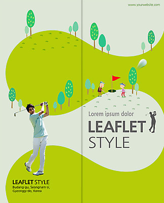 전신 PSD 템플릿 편집 표지디자인 북디자인 출판디자인 여자 표지 남자 실루엣 리플렛 스포츠 골프 2단접지 북커버 서기 들기 팜플렛 20대 성인 앞모습 세명 골프채 한국인 이미지템플릿 뷰포인트 모션 골프용품 촬영기법 사람 동양인 청년 구기 파일형식