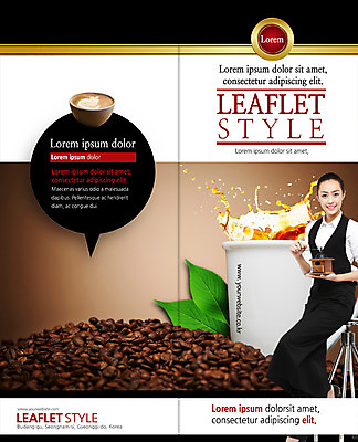 PSD 외국인 템플릿 편집 표지디자인 북디자인 출판디자인 여자 표지 커피 리플렛 2단접지 북커버 한명 미소 들기 앉기 동양인 팜플렛 상반신 20대 성인 원두 종이컵 튀는물 바리스타 그라인더 이미지템플릿 직업 1 음료 모션 표정 사람 인종 청년 컵 일회용 액체표현 커피용품 스플래쉬 파일형식