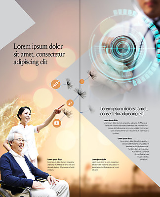 PSD 템플릿 편집 표지디자인 북디자인 출판디자인 여자 할아버지 남자 내지 리플렛 2단접지 북커버 건강 팜플렛 성인 세명 30대 한국인 환자 간호사 가리킴 60대 휠체어 민들레홀씨 보험 의료보험 진찰가방 홀로그램 이미지템플릿 노년 의학 사람 동양인 손짓 장년 진료 의료진 민들레 파일형식