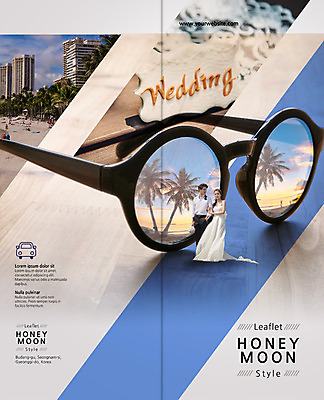 PSD 템플릿 편집 표지디자인 북디자인 커플 영어 출판디자인 여자 표지 남자 안경 신부 리플렛 웨딩드레스 신랑 결혼 2단접지 북커버 신혼부부 정장 턱시도 팜플렛 성인 해변 두명 30대 선글라스 야자수 일몰 한국인 신혼여행 이미지템플릿 나무 문자 부부 잡화 드레스 옷 바다 관계 사람 동양인 이벤트 장년 노을 신혼 파일형식
