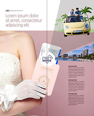 PSD 템플릿 편집 표지디자인 북디자인 커플 출판디자인 여자 남자 내지 리플렛 웨딩드레스 2단접지 북커버 신혼부부 들기 팜플렛 20대 성인 해변 세명 야자수 한국인 신혼여행 항공권 오픈카 여권 면장갑 이미지템플릿 나무 부부 드레스 바다 장갑 결혼 관계 모션 승용차 사람 동양인 청년 티켓 신혼 파일형식