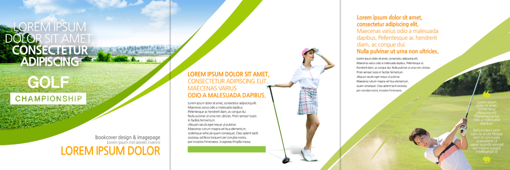 전신 PSD 템플릿 편집 표지디자인 북디자인 출판디자인 여자 남자 내지 리플렛 스포츠 골프 북커버 3단접지 들기 팜플렛 상반신 20대 성인 두명 앞모습 골프채 한국인 골퍼 스윙 이미지템플릿 뷰포인트 포즈 모션 운동선수 골프용품 사람 동양인 청년 구기 파일형식