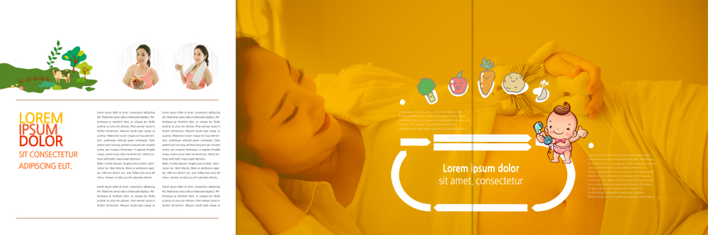 PSD 템플릿 편집 표지디자인 북디자인 출판디자인 여자 내지 리플렛 북커버 3단접지 팜플렛 여러명 상반신 성인 앞모습 30대 눕기 임산부 임신 한국인 아기 이미지템플릿 뷰포인트 다수 모션 사람 동양인 장년 파일형식