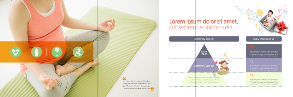 전신 PSD 템플릿 편집 표지디자인 북디자인 출판디자인 여자 남자 내지 리플렛 북커버 3단접지 요가 앉기 팜플렛 성인 앞모습 세명 30대 선물상자 임산부 임신 한국인 아기 이미지템플릿 웰빙 뷰포인트 모션 선물 사람 동양인 장년 상자 파일형식