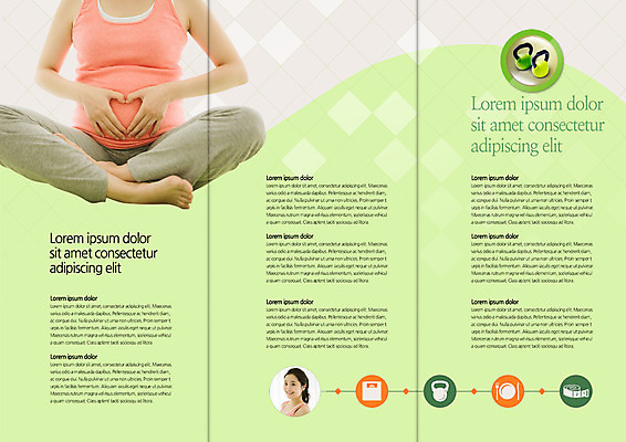 PSD 템플릿 편집 표지디자인 북디자인 출판디자인 여자 내지 리플렛 북커버 3단접지 한명 앉기 팜플렛 성인 앞모습 30대 뷰티 임산부 한국인 하반신 손하트 이미지템플릿 1 뷰포인트 모션 사람 동양인 손짓 장년 임신 파일형식