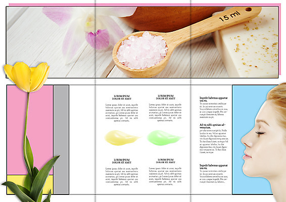 PSD 서양인 외국인 백인 템플릿 편집 표지디자인 북디자인 출판디자인 여자 꽃 내지 리플렛 북커버 3단접지 한명 팜플렛 20대 성인 옆모습 뷰티 눈감음 입욕소금 이미지템플릿 식물 1 뷰포인트 모션 사람 인종 청년 미용용품 소금 파일형식