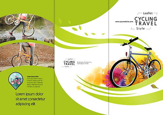 PSD 템플릿 편집 표지디자인 북디자인 출판디자인 여자 표지 리플렛 스포츠 북커버 3단접지 서기 들기 팜플렛 두명 자전거 한국인 하반신 이미지템플릿 모션 사람 동양인 바이크 파일형식