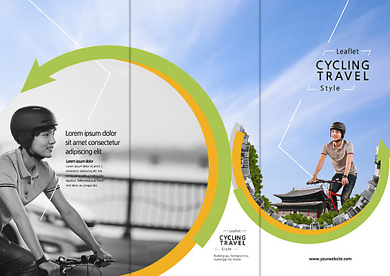 PSD 템플릿 편집 표지디자인 북디자인 출판디자인 표지 남자 화살표 리플렛 스포츠 북커버 3단접지 미소 팜플렛 상반신 성인 두명 앞모습 옆모습 30대 자전거 한국인 이미지템플릿 뷰포인트 표정 사람 동양인 장년 바이크 파일형식