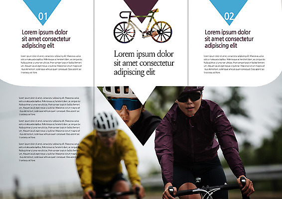 PSD 템플릿 편집 표지디자인 북디자인 출판디자인 여자 남자 내지 리플렛 스포츠 북커버 3단접지 팜플렛 상반신 20대 성인 앞모습 세명 한국인 로드자전거 이미지템플릿 뷰포인트 사람 동양인 청년 자전거 파일형식