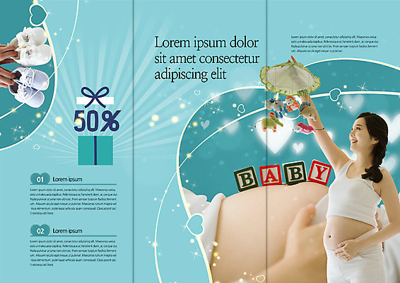 PSD 템플릿 편집 표지디자인 북디자인 출판디자인 여자 내지 리플렛 북커버 3단접지 서기 팜플렛 상반신 성인 두명 옆모습 신체부위 30대 임산부 임신 아기용품 한국인 모빌 복부 이미지템플릿 뷰포인트 모션 사람 동양인 장년 오브젝트 파일형식