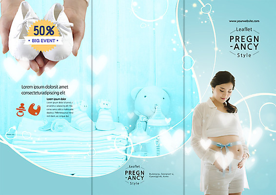 PSD 템플릿 편집 표지디자인 북디자인 손 출판디자인 여자 표지 리플렛 북커버 3단접지 미소 들기 팜플렛 상반신 성인 두명 앞모습 신체부위 30대 임산부 임신 아기용품 한국인 이미지템플릿 뷰포인트 모션 표정 사람 동양인 장년 오브젝트 파일형식