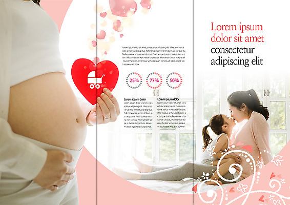 전신 PSD 템플릿 편집 표지디자인 북디자인 출판디자인 여자 딸 내지 어린이 리플렛 북커버 3단접지 가족 엄마 키스 서기 들기 앉기 팜플렛 상반신 성인 옆모습 세명 30대 임산부 임신 한국인 하트 이미지템플릿 모양 뷰포인트 관계 모션 사람 동양인 장년 애정표현 파일형식