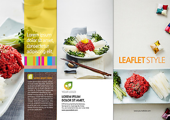 PSD 템플릿 편집 표지디자인 북디자인 출판디자인 표지 리플렛 북커버 3단접지 팜플렛 사람없음 육회 이미지템플릿 생고기 파일형식