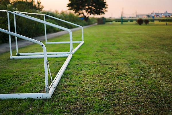 포토 JPG 주간 잔디 사람없음 야외 운동장 축구장 골대 축구골대 국내포토 자연요소 식물 스포츠시설 축구 공간 파일형식