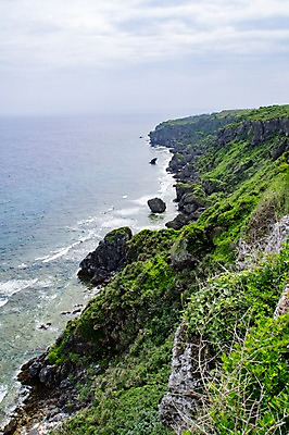 포토 JPG 주간 식물 바다 섬 자연 풍경 해변 사람없음 야외 일본 절벽 이에섬 국내포토 자연요소 아시아 생태계 오키나와 파일형식