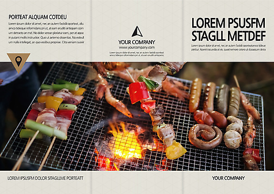 템플릿 편집 표지디자인 북디자인 출판디자인 표지 리플렛 여행 북커버 3단접지 팜플렛 사람없음 바비큐 이미지템플릿 AI파일 음식 파일형식 벡터