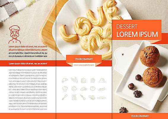 템플릿 편집 표지디자인 북디자인 출판디자인 표지 음식 리플렛 북커버 3단접지 팜플렛 사람없음 쿠키 이미지템플릿 AI파일 디저트 파일형식 벡터