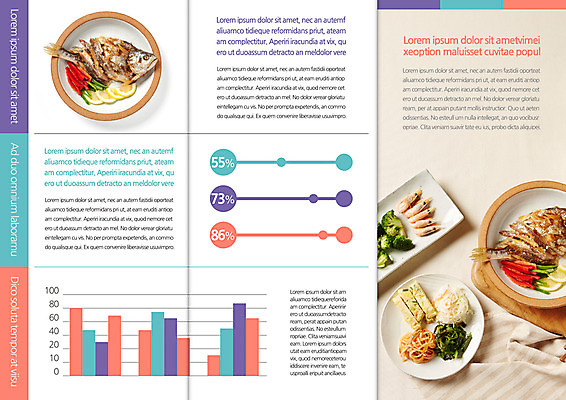 템플릿 편집 표지디자인 북디자인 출판디자인 내지 음식 리플렛 북커버 3단접지 그래프 팜플렛 사람없음 생선요리 이미지템플릿 AI파일 어류 파일형식 벡터