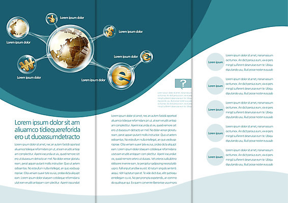 템플릿 편집 표지디자인 북디자인 출판디자인 내지 리플렛 북커버 비즈니스 3단접지 팜플렛 사람없음 지구본 달러 유로 원화 엔 이미지템플릿 AI파일 돈 파일형식 벡터
