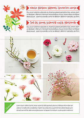 템플릿 편집 표지디자인 북디자인 출판디자인 꽃 내지 리플렛 여러송이 북커버 3단접지 종류 팜플렛 사람없음 다양 차 꽃차 이미지템플릿 AI파일 식물 음료 다수 차_음료 파일형식 벡터