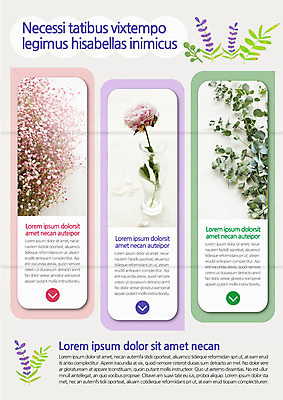 템플릿 편집 표지디자인 북디자인 출판디자인 꽃 내지 리플렛 잎 북커버 3단접지 종류 팜플렛 사람없음 이미지템플릿 AI파일 식물 파일형식 벡터