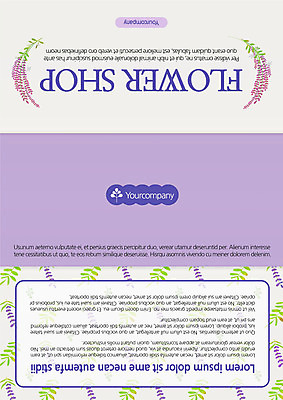 템플릿 편집 표지디자인 북디자인 영어 출판디자인 표지 꽃 리플렛 북커버 3단접지 팜플렛 사람없음 꽃집 연보라색 이미지템플릿 AI파일 식물 문자 상점 보라색 파일형식 벡터