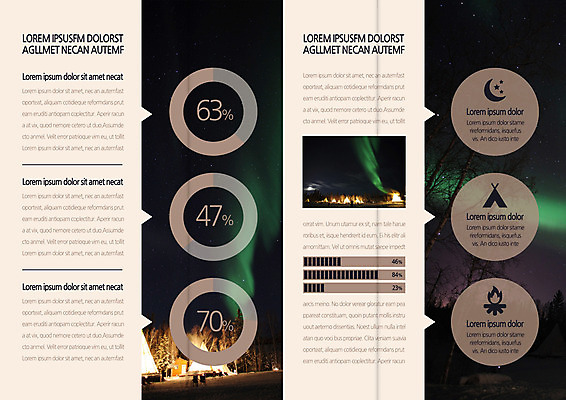 템플릿 편집 표지디자인 북디자인 출판디자인 내지 리플렛 북커버 3단접지 밤하늘 텐트 팜플렛 사람없음 야외 야간 초승달 모닥불 오로라 인디언집 이미지템플릿 AI파일 자연요소 자연현상 하늘 불 캠핑도구 달 파일형식 벡터